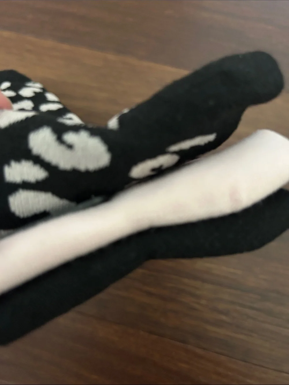 Kate Spade New York 3 Pack Black & Peach & Leopard Print Socks NWT